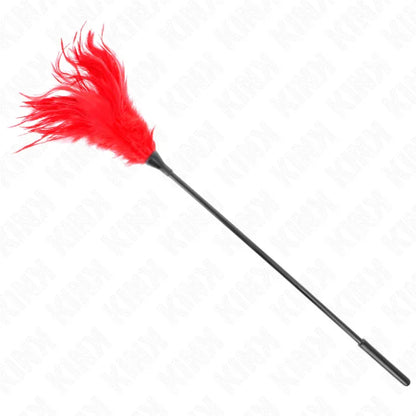 Kink – Plusieurs Plumes de Chatouilles Rouges 45 cm