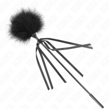 KINK - PLUME CHACOUILLÉES AVEC NŒUD 35 CM