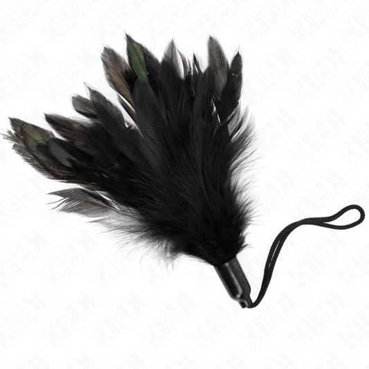 KINK - PLUMAS CRUJIENTES CON ASA DE CUERDA BASE DE PLÁSTICO 15 CM