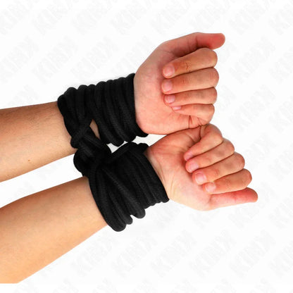 Kink – Corde en Coton 10 Mètres Noir
