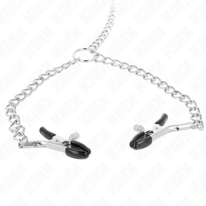 KINK - 4 ABRAZADERAS METON CADENA 32 CM CON CADENAS PEQUEÑAS 14 CM