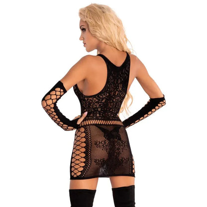 Livco Corsetti Fashion – Marlamina Xg030 Chemisa + Gants Noir S / l