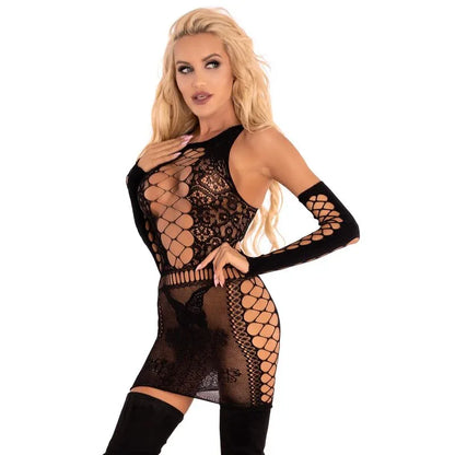 Livco Corsetti Fashion – Marlamina Xg030 Chemisa + Gants Noir S / l
