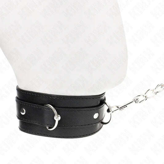 Kink – Collier avec Ceinture 65 cm avec Sangle Noir 54 X 4,5 cm