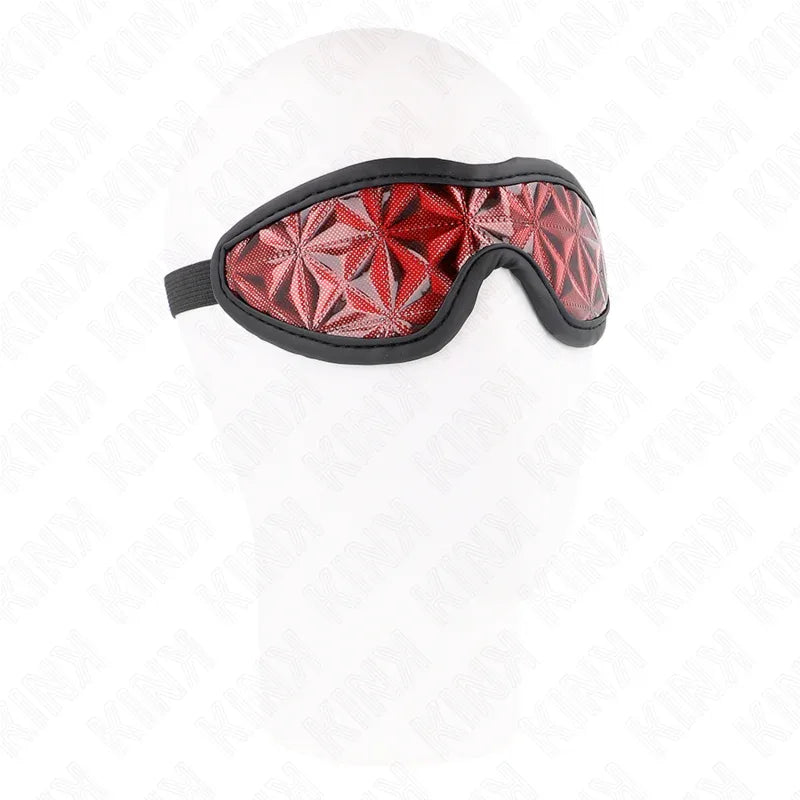 Kink – Serre Tête Motif Diamants Rouge 20,5 X 6 cm