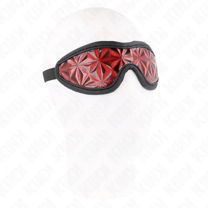 Kink – Serre Tête Motif Diamants Rouge 20,5 X 6 cm