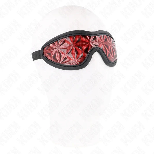 Kink – Serre Tête Motif Diamants Rouge 20,5 X 6 cm