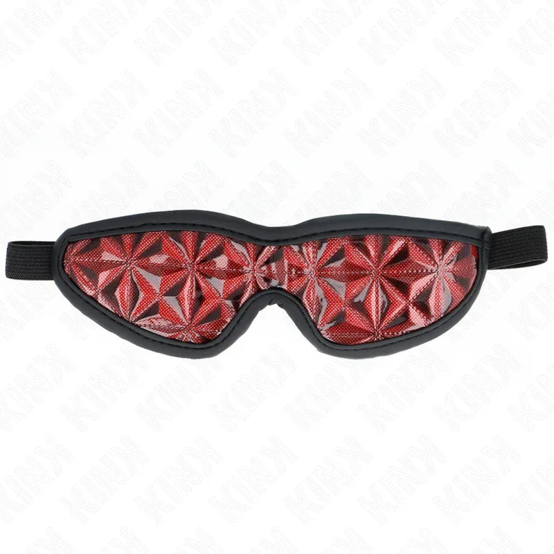 Kink – Serre Tête Motif Diamants Rouge 20,5 X 6 cm