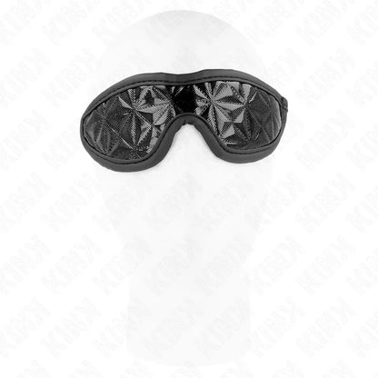 Kink – Serre Tête Motif Diamant Noir 20,5 X 6 cm