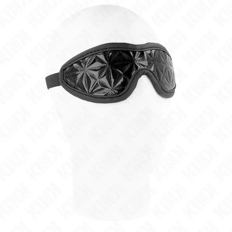 Kink – Serre Tête Motif Diamant Noir 20,5 X 6 cm