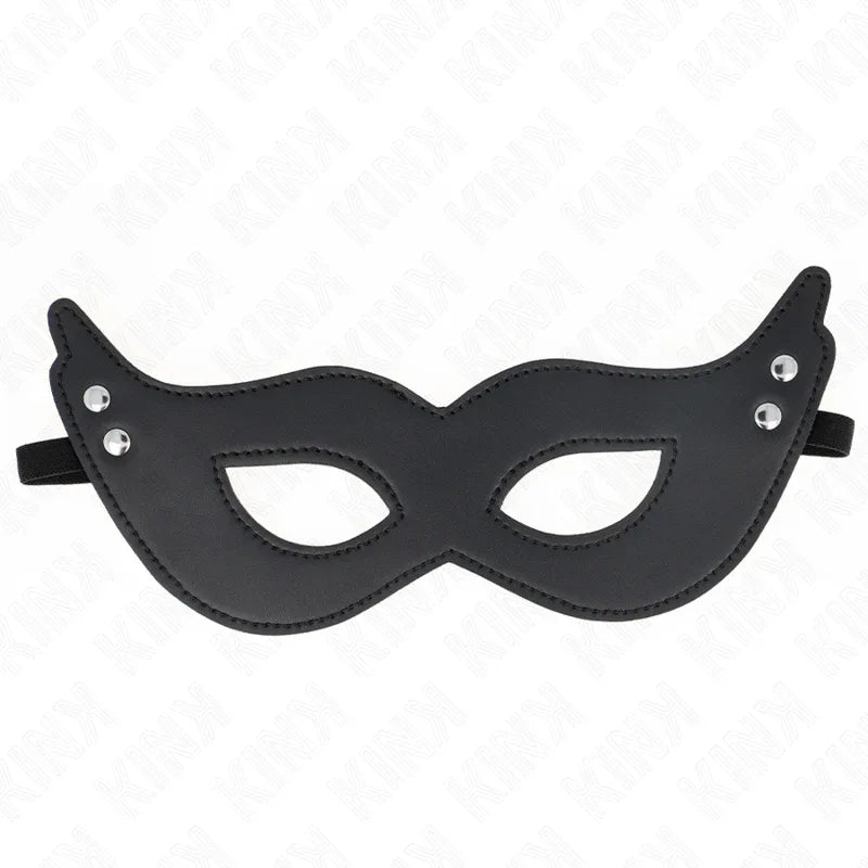 Kink – Masque en Cuirette à Rivets Modèle 1 26 X 8 cm