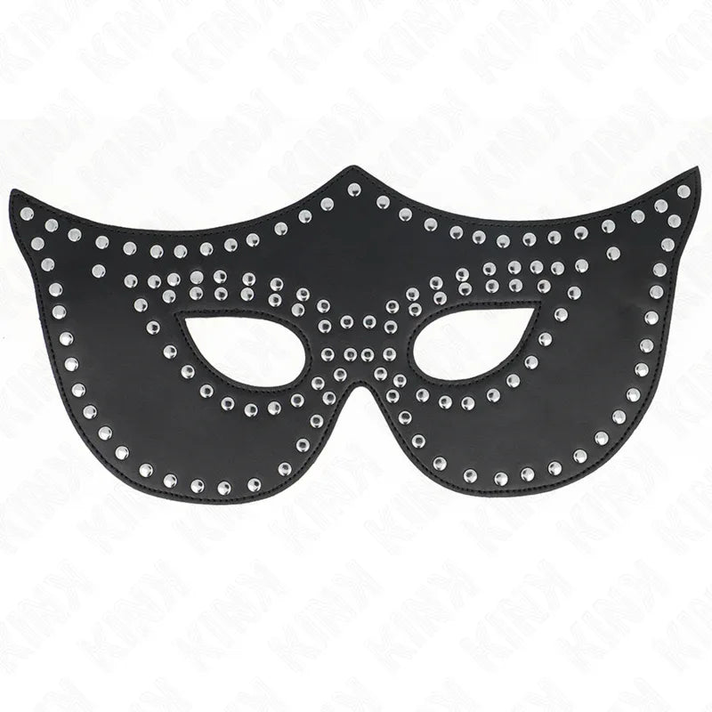 Kink – Masque en Cuirette à Rivets Modèle 2 30 X 12 cm