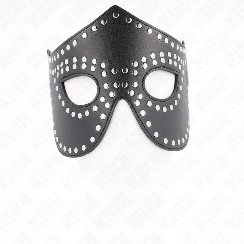 Kink – Masque en Cuirette à Rivets Modèle 2 30 X 12 cm
