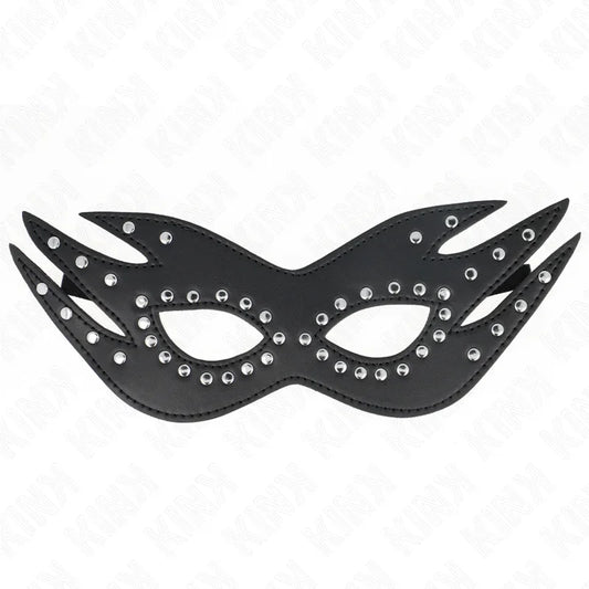 Kink – Masque en Cuirette à Rivets Modèle 3 26 X 9,5 cm