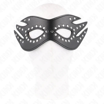 Kink – Masque en Cuirette à Rivets Modèle 3 26 X 9,5 cm