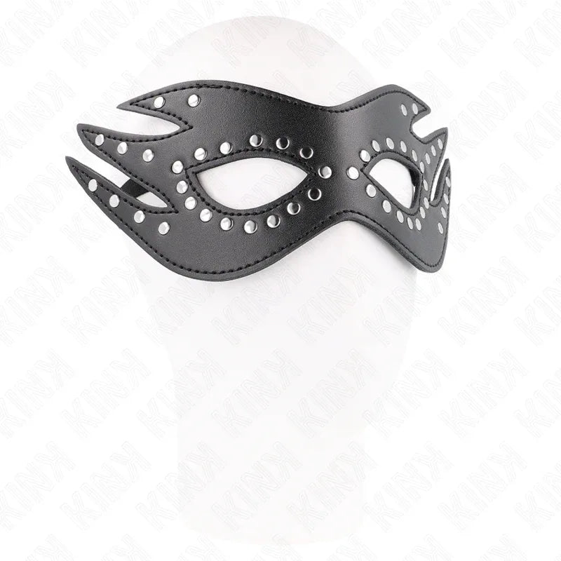 Kink – Masque en Cuirette à Rivets Modèle 3 26 X 9,5 cm