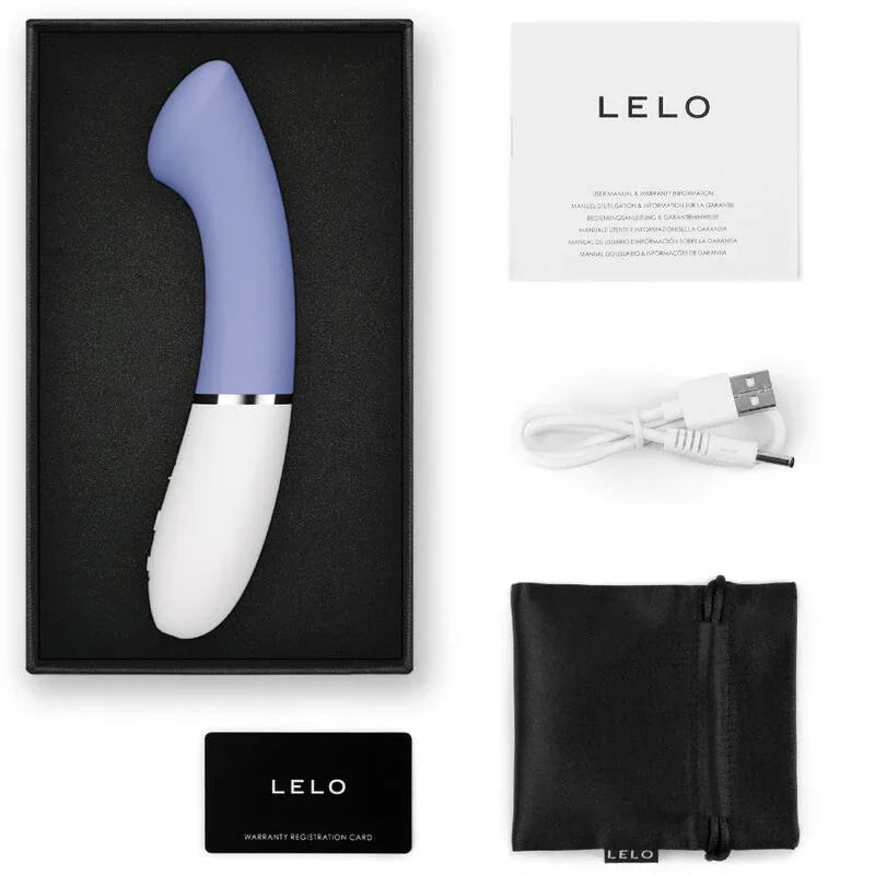 Lelo – Gigi™ 3 Vibrateur Point G Bleu