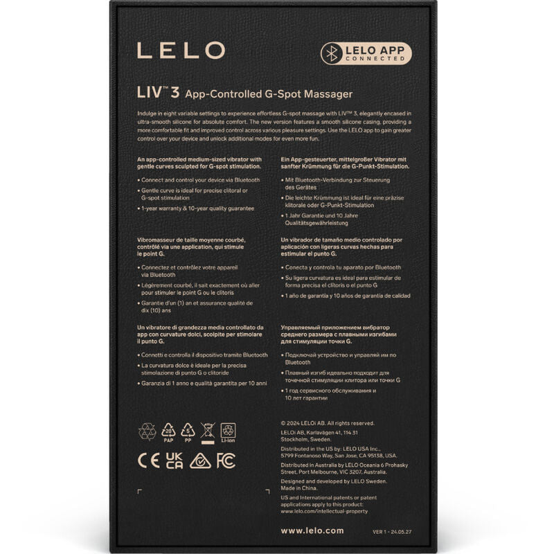 LELO - LIV™ 3 ESTIMULADOR DEL PUNTO G MORADO