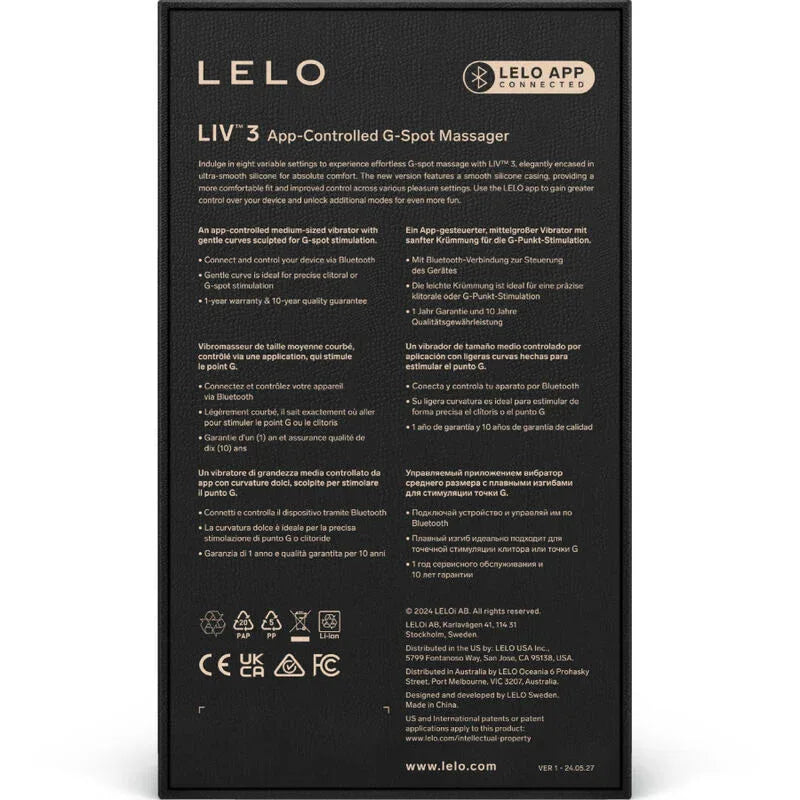 Lelo – Liv™ 3 Stimulateur Point G Violet