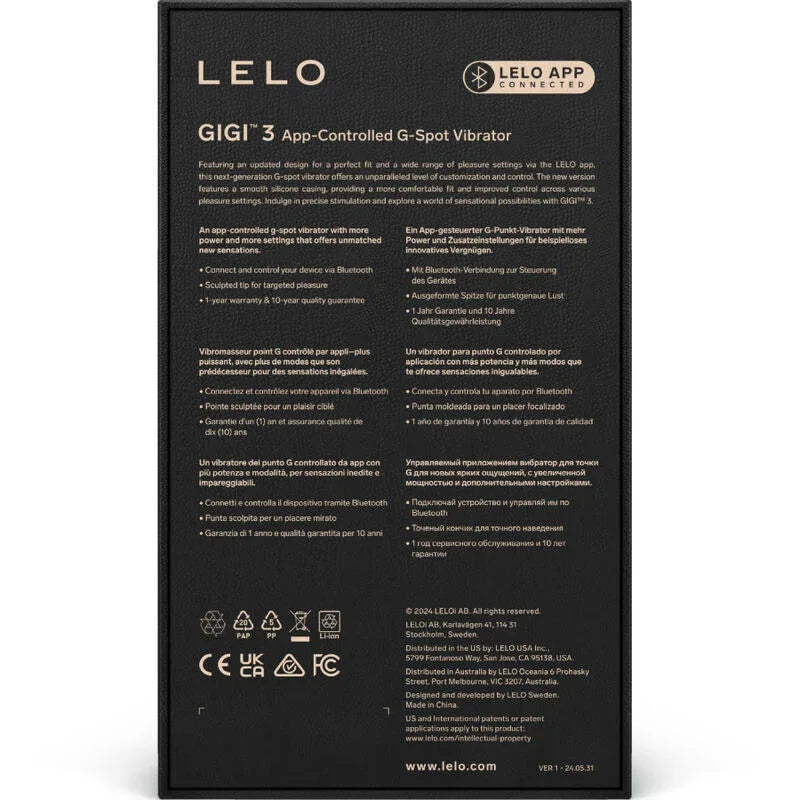 Lelo – Gigi™ 3 Vibrateur Point G Rose