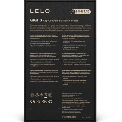 Lelo – Gigi™ 3 Vibrateur Point G Rose