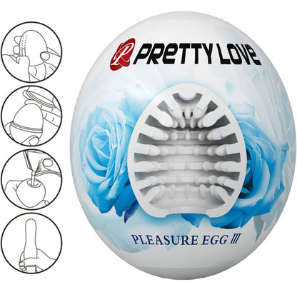 PRETTY LOVE - MASTURBADOR MASCULINO DE CLARA DE HUEVO