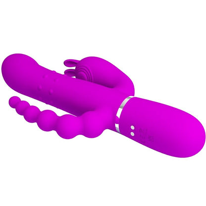 PRETTY LOVE - CAMMY TRIPLE MULTIFUNCTIONAL VIBRATOR 4 IN 1 PINK