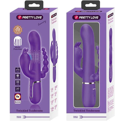 Pretty Love – Cammy Triple Vibrateur Multifonction 4 en 1 Violet