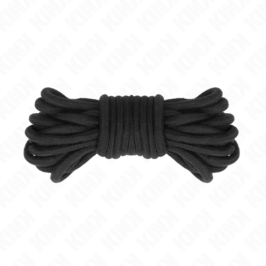 KINK - COTTON CORD 5 MÈTRES NOIR