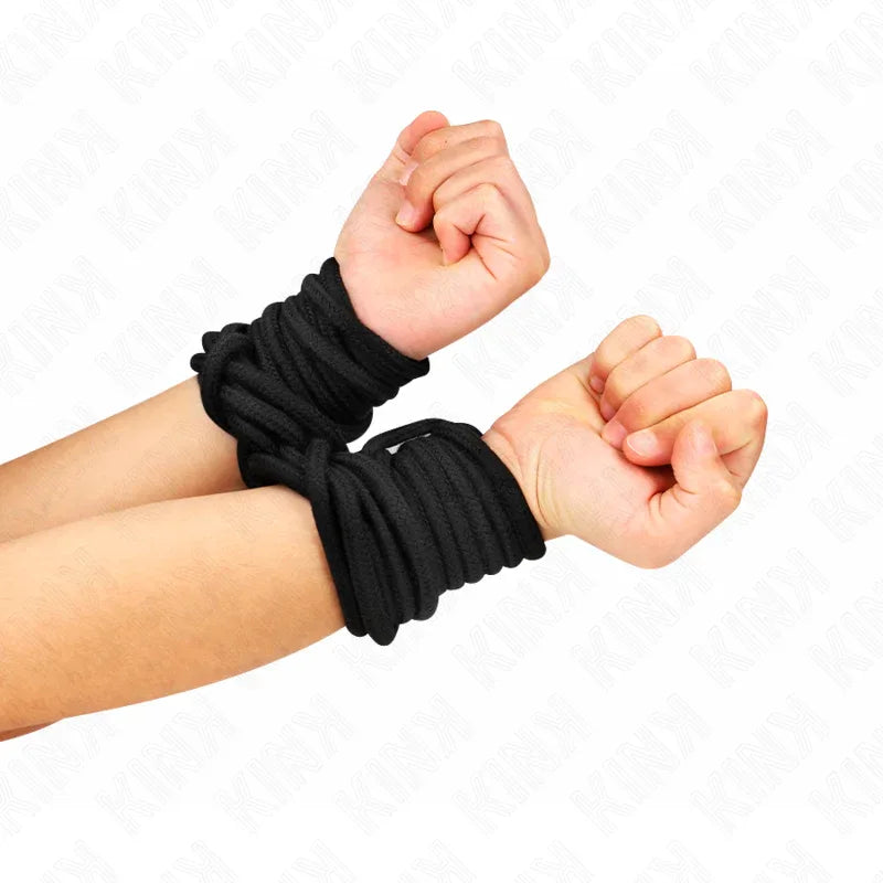 Kink – Corde en Coton 5 Mètres Noir