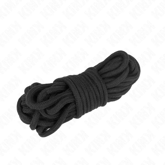 Kink – Corde en Coton 5 Mètres Noir