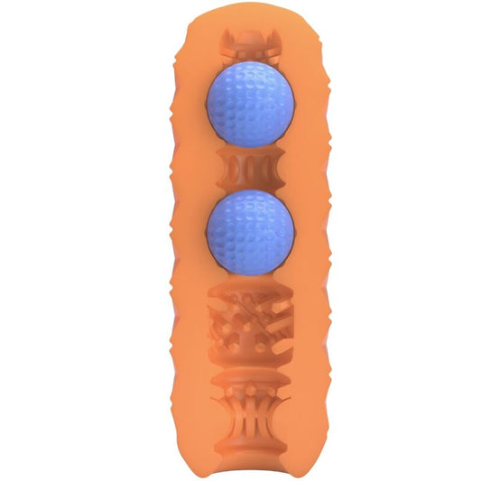PRETTY LOVE - MASTURBADOR MASCULINO DE DOS BOLAS NARANJA