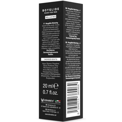 Intimateline – Boyglide Spray Relaxant Anal 20 ml