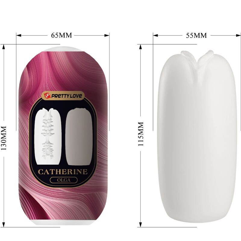 PRETTY LOVE - MASTURBADOR MASCULINO OLGA WHITE