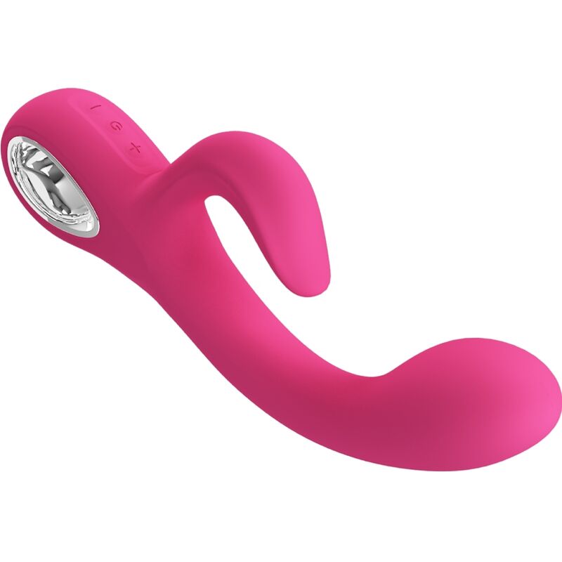 PRETTY LOVE - VIBRADOR FRITZ RABBIT 12 VIBRACIONES ROSA