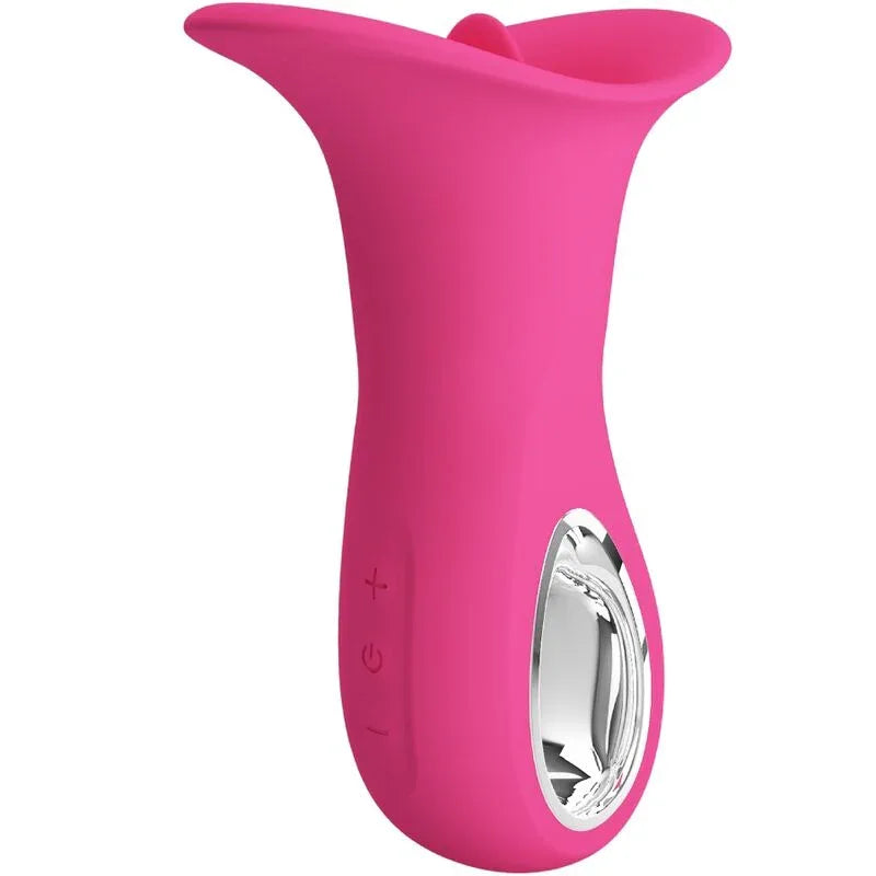 Pretty Love – Clyde Vibrateur Oral Langue Vibrante 12 Vibrations Rose