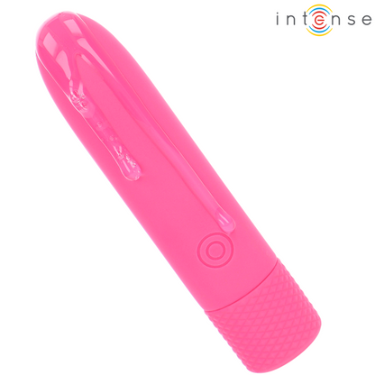 INTENSE - SYMONE BALA VIBRANTE RECARGABLE USB 8 VIBRACIONES ROSA 10 X 2,2 CM