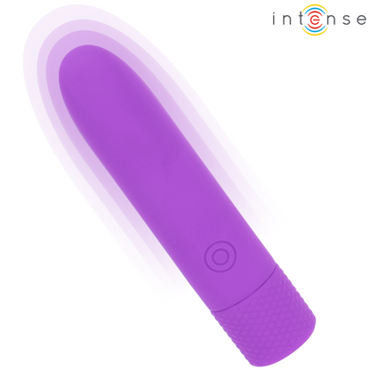 INTENSE - SYMONE BALA VIBRANTE RECARGABLE USB 8 VIBRACIONES MORADA 10 X 2.2 CM