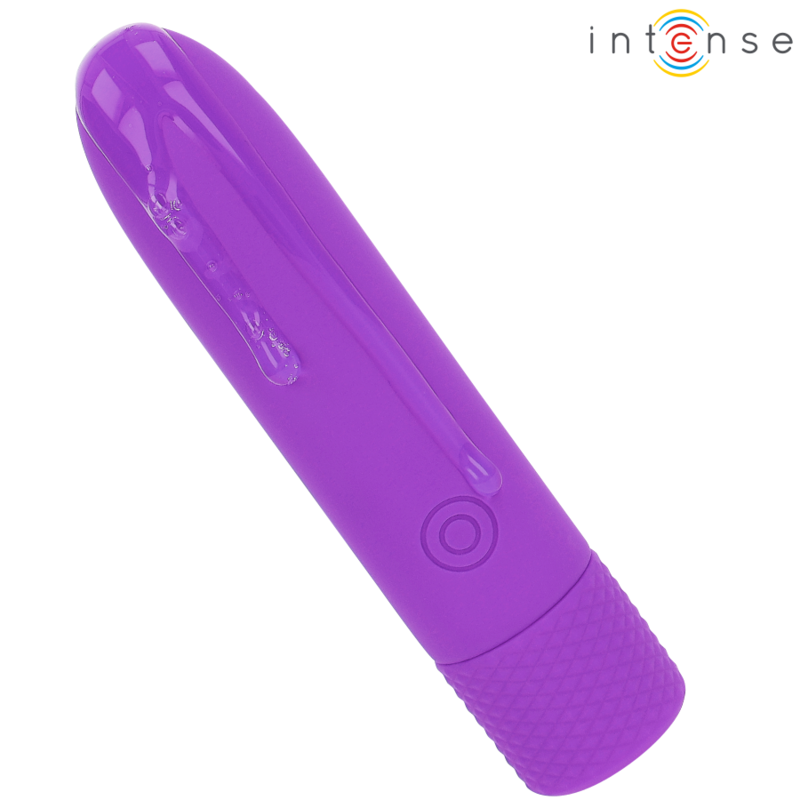 INTENSE - SYMONE BALA VIBRANTE RECARGABLE USB 8 VIBRACIONES MORADA 10 X 2.2 CM