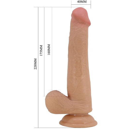 PRETTY LOVE - DILDO REALISTA GRANDE 22 CM CARNE