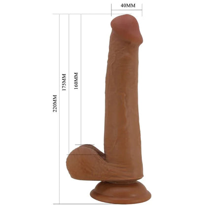 Pretty Love – Grand Gode Réaliste 22 cm Marron