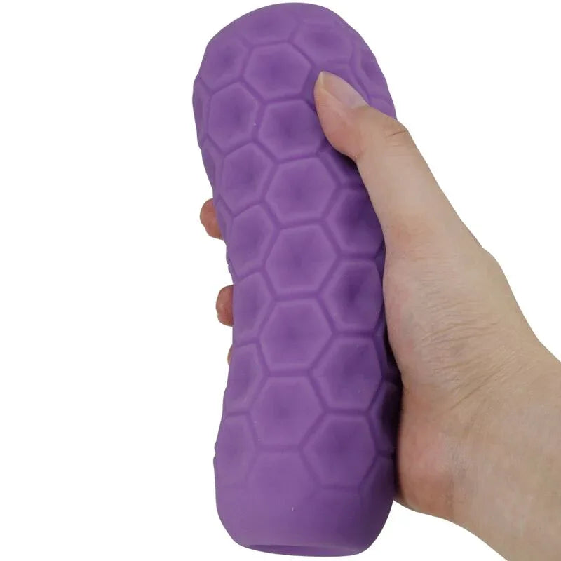 Pretty Love – Masturbateur pour Homme à Deux Boules Violet