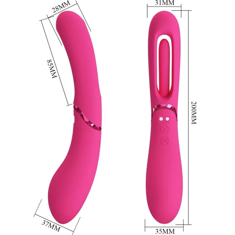 Romance – Vibrateur Point G Lexie 7 Vibrations Rose