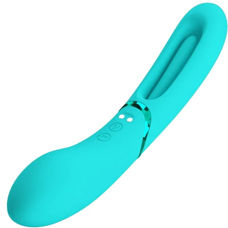 Romance – Vibrateur Point G Lexie 7 Vibrations Bleu