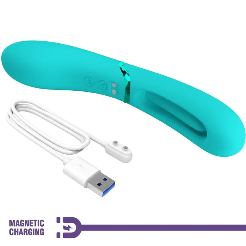 Romance – Vibrateur Point G Lexie 7 Vibrations Bleu
