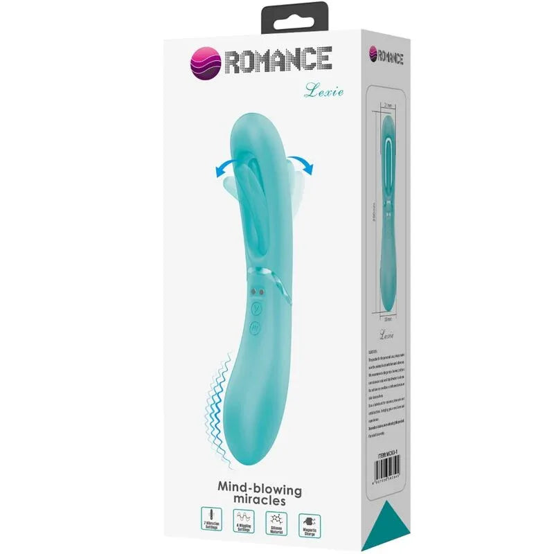 Romance – Vibrateur Point G Lexie 7 Vibrations Bleu