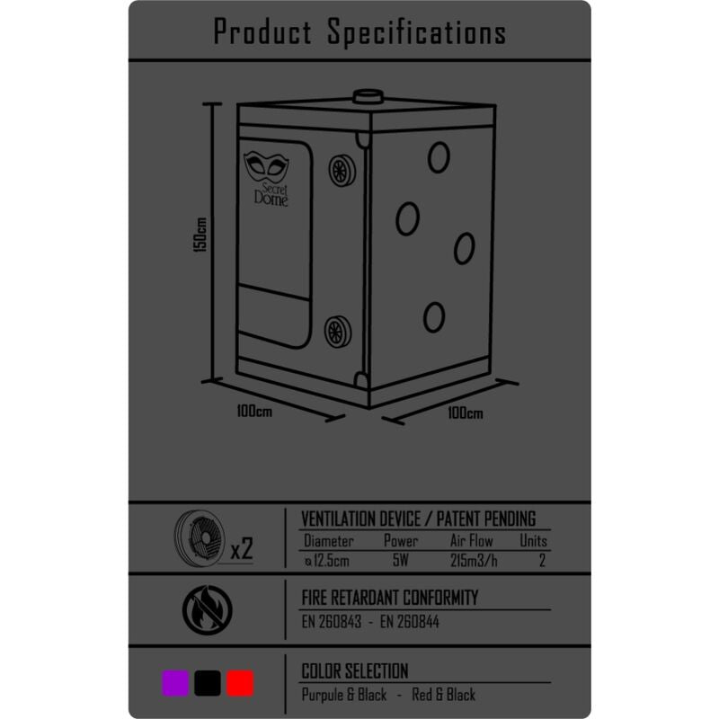 Kink club cabin scandale noir et rouge – Secret Dome