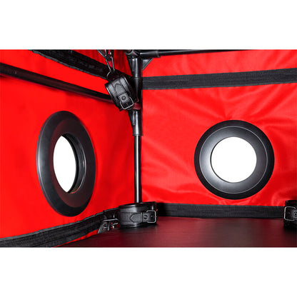 SECRET DOME - KINK CLUB LA NICHE CABINE NOIR ET ROUGE