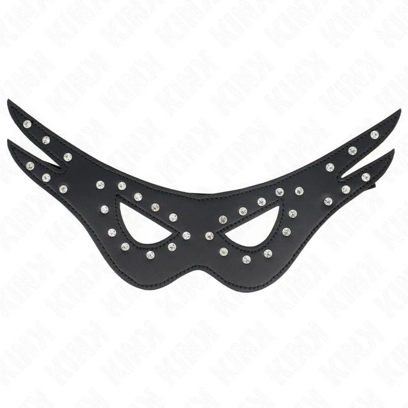 Kink – Masque Sexy en Cuirette Modèle 2 27 X 13 cm