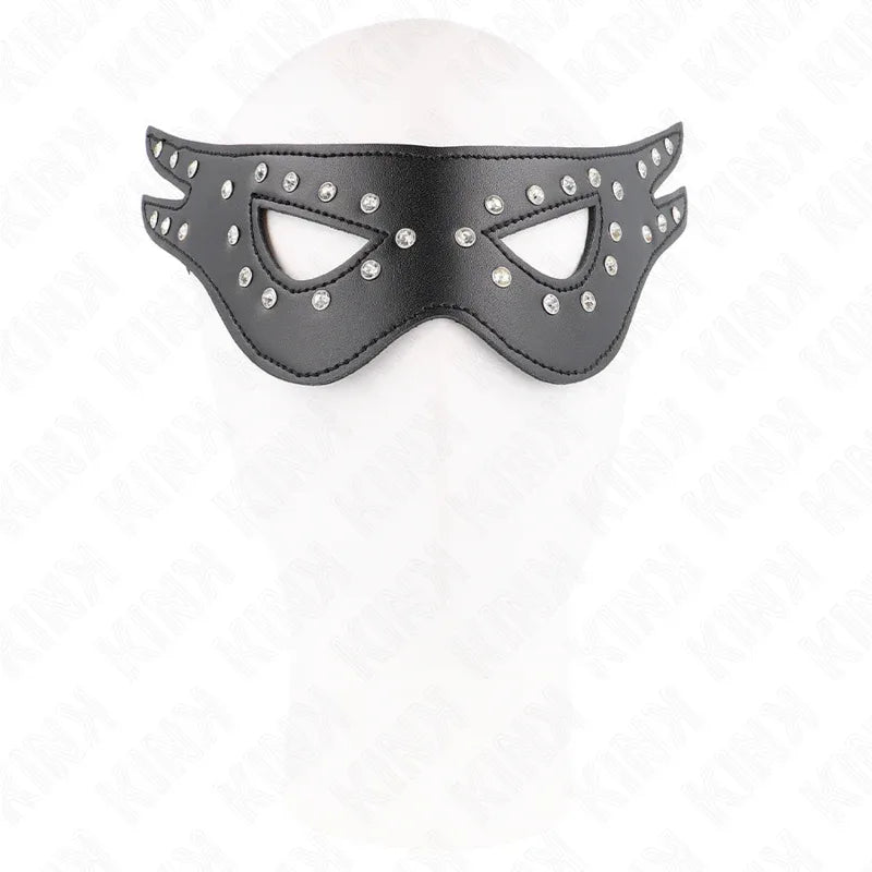 Kink – Masque Sexy en Cuirette Modèle 2 27 X 13 cm